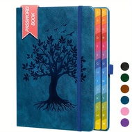 Password Book With Colorful Letter Labels, 8.4 X 5.8 Inches (. 21.3 X 14.7cm) Hardcover , For Managi