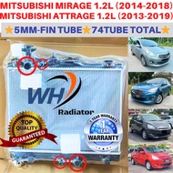 MITSUBISHI MIRAGE G6 / ATTRAGE 3A92 1.2 13' TOP QUALITY 5MM-FIN TUBE 74TUBE TOTAL AUTO/MANUAL Radiat