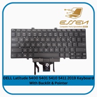 Replacement Keyboard For DELL Latitude 5400 5401 5410 5411 2019 Keyboard With Backlit & Pointer