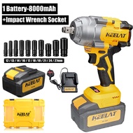 KEELAT KPRO-ID01 Cordless Impact Wrench 1300NM Brushless High Torque Power Tool Rechargeable