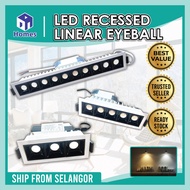 Linear LED Eyeball Anti Glare Eyeball Recessed Full Die-Cast Material High Quality Branded LED Chip
