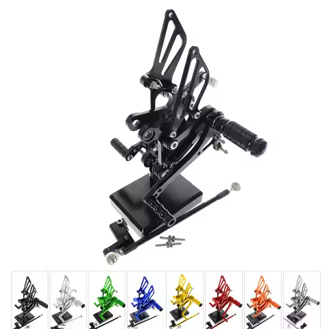 Motorcycle CNC Rearset adjustable Foot Pegs suit For Honda CBR125 CBR150 CBR150R 2004-2010