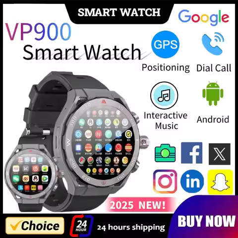VP900 5G Full Network Smartwatch 32GB 256GB Large Capacity SIM Card Video Chat Payment Facial Recogn