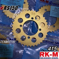 ✅ RS150 RSX 415 RKM SPOCKET 415 RS SPROCKET 415 RS150 RS SPOKET BELAKANG SPOCKET 415 GOLD EMAS REAR 