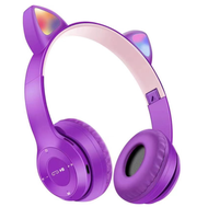 Cute Cat Ear Wireless Bluetooth Headphone P47 P47I Folding WiFi Online Class Headphone School Headph