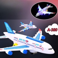 Airbus A380 Luminous Electric Airplane Childrens Toy Airbus Aviation Model Toy
