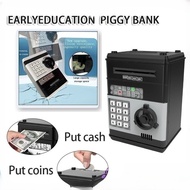 Electronic Piggy Bank ATM Password Money Box Cash Coins Saving Box ATM Bank Safe Box Automatic