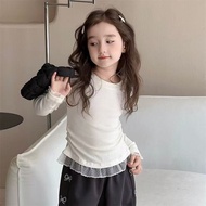 Autumn Winter New Style Big Girl Children Long-Sleeved Children Autumn Tops (80-170 Size) 1-15 Years