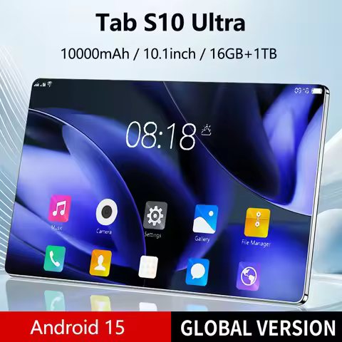 2026 New Sale Tab S10 Ultra Original Global Version Tablet 10.1 inch HD 4K Android 15 16GB+1T 10000m
