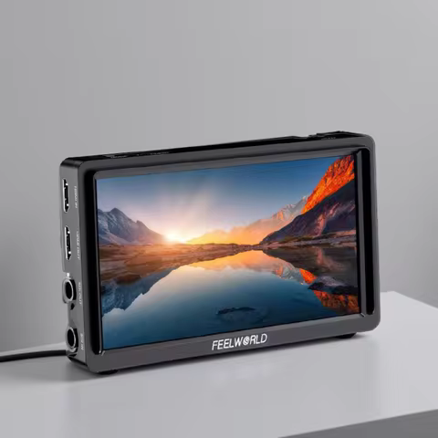 Feelworld FW568S 6" On-camera Professional Broadcast Field Monitor 4K HDMI 3G-SDI Custom 3D LUT Exte