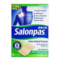 SALONPAS PAIN RELIEF PATCH 5S For relief of aches &amp; pains Untuk melegakan kesakitan