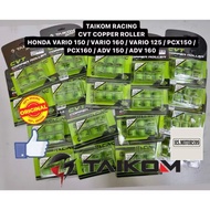 TAIKOM RACING CVT COPPER ROLLER PULLEY ROLLER  VARIO 125/150/160 PCX 150/160 ADV 150/160 RACING ROLL