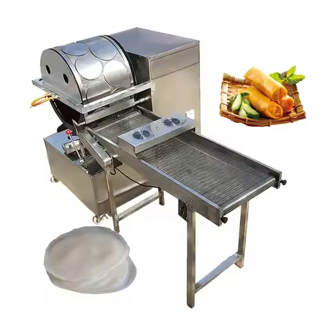 Spring Roll Wrapper Maker Injera Making Machine Automatic Pancake Lumpia Samosa Pastry Spring Roll S