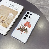 Rose Love for Samsung 25 Plus Case S26 S24 S23 S22 S21 S20 FE Ultra A54 A53 A52 Screen Protector Cas