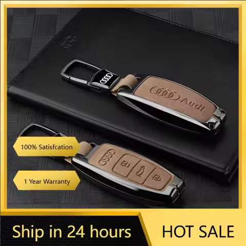 2025 Hot Zinc Alloy Car Key Case Cover Shell For Audi A3 A4 B9 A6 C8 A7 S7 4K A8 D5 S8 Q7 Q8 SQ8 E-t