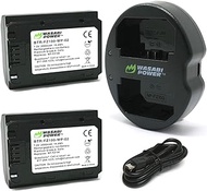 Wasabi Power Battery (2-Pack) and Dual USB Charger for Sony NP-FZ100, BC-QZ1 and Sony FX3, a1, a9, a9 II, a7C, a7R III, a7R IV, a7S III, a7 III, a7 IV, a6600 (KIT-BB-FZ100-02)