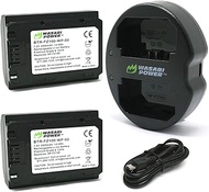 Wasabi Power Battery (2-Pack) and Dual USB Charger for Sony NP-FZ100, BC-QZ1 and Sony FX3, a1, a9, a