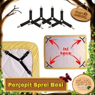 Iron Bed Sheet Clips / Iron Bed Sheet Hooks, 4pcs