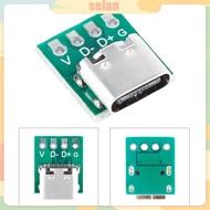 SEL USB 3 1 Type-C Female 16 Pin Charging Data Transmission Plug Socket Connector