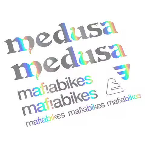 For Mafia Medusa Bike Frame labels Sticker Decal Kit Bicycle Cycling