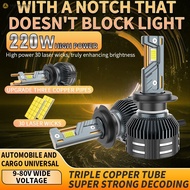 220W High Powers LED Car Headlights H11 H7 H4 9005 Decodeds