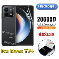1-3Pcs Front Full Cover Protection Tpu Hydrogel Film For Huawei nova Y74 Y73 4G 2026 Nova Y 74 73 No
