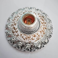 FITING LAMPU HIAS ORNAMEN PLAFON GYPSUM PVC GRC