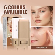 Stick Foundation Balm Waterproof Long-lasting Concealer Brightening Cream Finish Face Foundation Con
