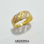 ARDONIA Cincin Braid Emas 375 (9K Gold / 375 Gold)