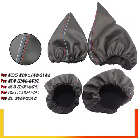 BMW manual model E30 E36 E34E46 Z3 car shift lever dust cover handbrake handle artificial leather co