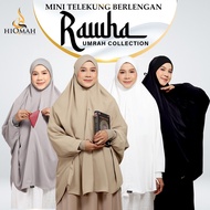 RAWHA SERIES by TELEKUNG HIQMAH Mini Telekung Berlengan Material Premium Cotton Silk Mempunyai Zip d