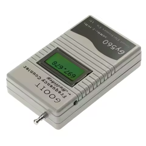 GY560 50MHz-2.4GHz Frequency Tester Device Two-Way Radio Transceiver Frequency Counter Meter LCD Dis