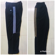 👖SELUAR TRACK ADIDAS 4XL SANGAT SELESA HITAM LINE PUTIH And GOLD .