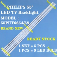 55PUT6654/68 PHILIPS 55'' LED TV Backlight (LAMP TV) PHILIPS 55" INCH LED TV 55PUT665468 55PUT6654