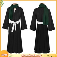 Anime BLEACH Cosplay Aizen Sousuke Set Costume Squad Captain's Robe Cos Suit Halloween Party Costume
