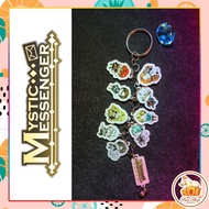 Mystic Messenger keychain anime acrylic mica string keychain