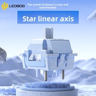 LEOBOG Xingya axis hot-swappable linear axis 5-pin mechanical keyboard custom axis compatible with h