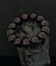 18mm 大葉紫檀木佛珠手串