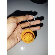 GANTUNGAN Mugiwara keychain//luffy one peace hat keychain//Mumiwara keychain