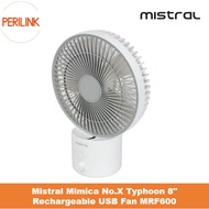 Mistral Mimica No.X Typhoon 8" Rechargeable USB Fan MRF600