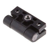 [mfnpqcn] Replaces Southco E6-10-301-20, 4 Hole Adjustable Torque Hinge, Black Plastic