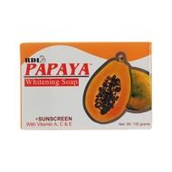 NEW LATEST EDITION! RDL Papaya Skin Whitening Soap With Sunscreen, Vitamins, Herbs (135g)