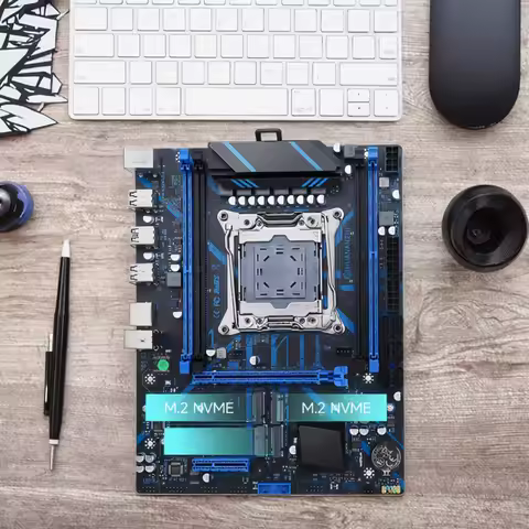HUANANZHI QD4 Micro-ATX in tel Xeon E5 2620-2696 V3/V4 Double Channel DDR4 Non-ECC RAM SATA AGP Port