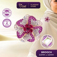 Ozel Flower Brooch B293 Kerongsang &amp; Pin Tudung, Peniti,  Hijab, Baju Kurung &amp; Kebaya Majlis Formal Melayu Baju Raya