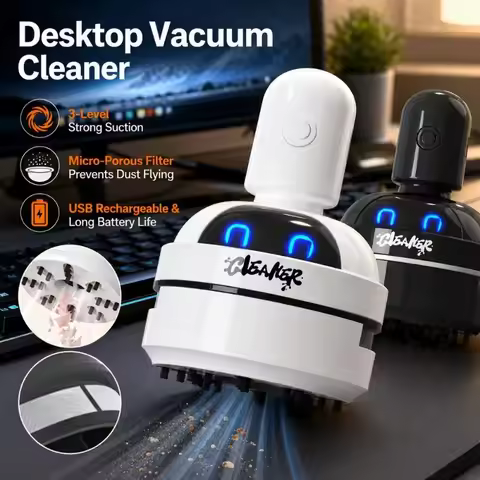 Desktop Vacuum Cleaner Cartoon USB Charging Version Small Cleaner Vacuum Cleaner Handheld Mini Vacuu