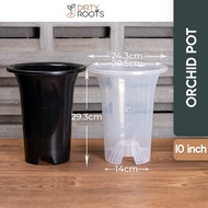 10 Inch Transparent Orchid Pot Tall for Aroid Plants Propagation Flower Pot
