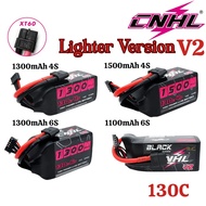 CNHL 4S 6S 130C Lipo Battery Lighter Version 1100mAh 1300mAh 1500mAh XT60 CNHL-B