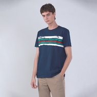 John Henry Men's T-Shirt Model JH F523mtssm86 Navy Blue Size S Chest 38 M 41 L 43 Xl 45 XXL 48 Full 