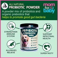 Max & Paw Pet Supplement Dog Supplement Probiotic - All Natural Probiotic Powder + Organic Prebiotic