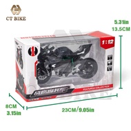 Diecast 1/12 Kawasaki Ninja H2R  Model Motorcycle Diecast Metal Model Toys Collectible NewArrival